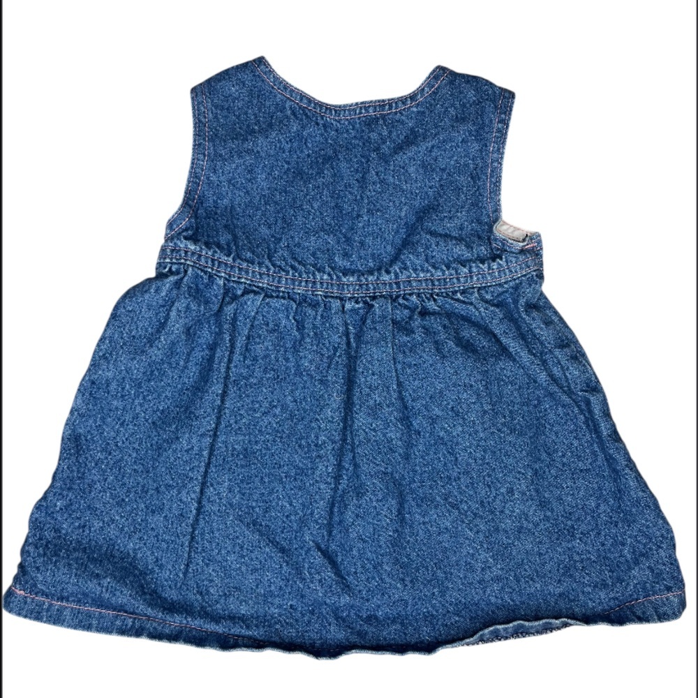 Not for sale Vintage 1980's Lee Jeans denim dress size 18m - Picture 3 of 4